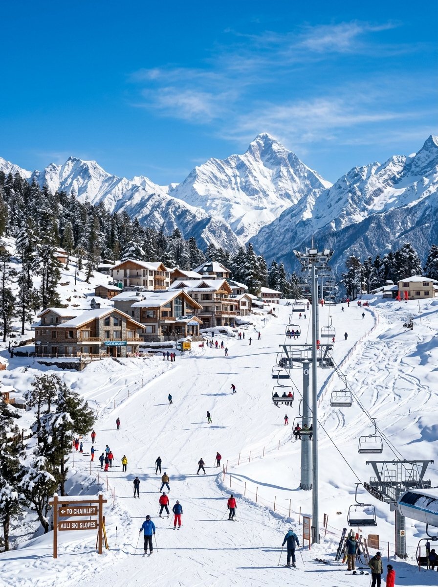 Auli Ski Slopes