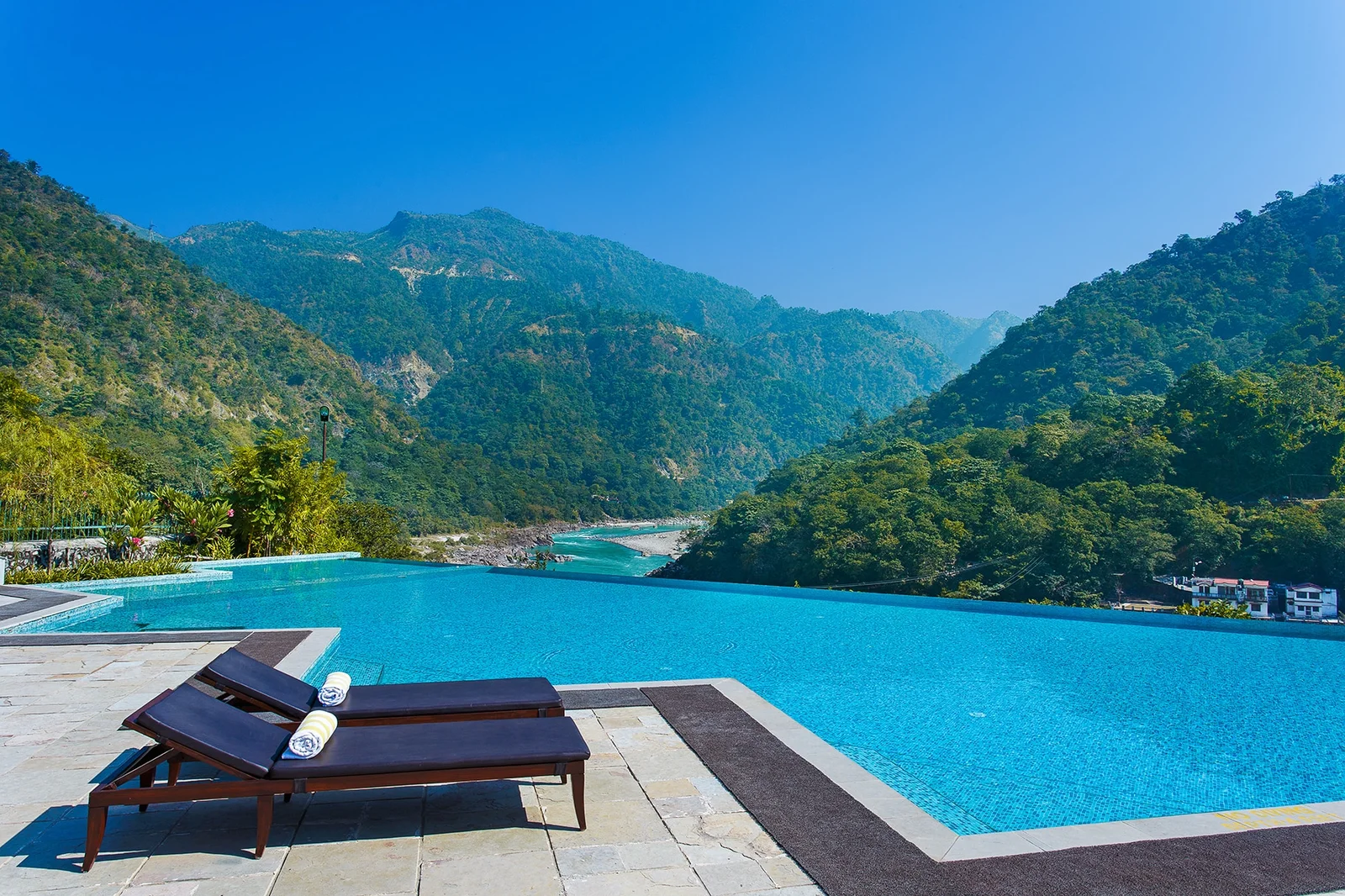 Aloha on the Ganges — 2BHK Condo with Pool (Unit 306), Rishikesh View