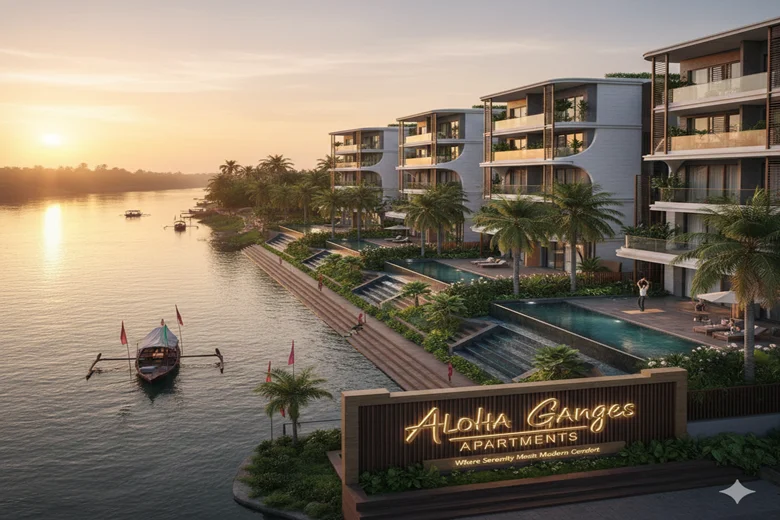 Aloha on the Ganges — 2BHK Ganga View (Unit 408), Rishikesh View
