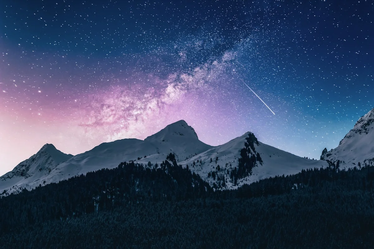 Pine and Polaris, Srinagar Garhwal View