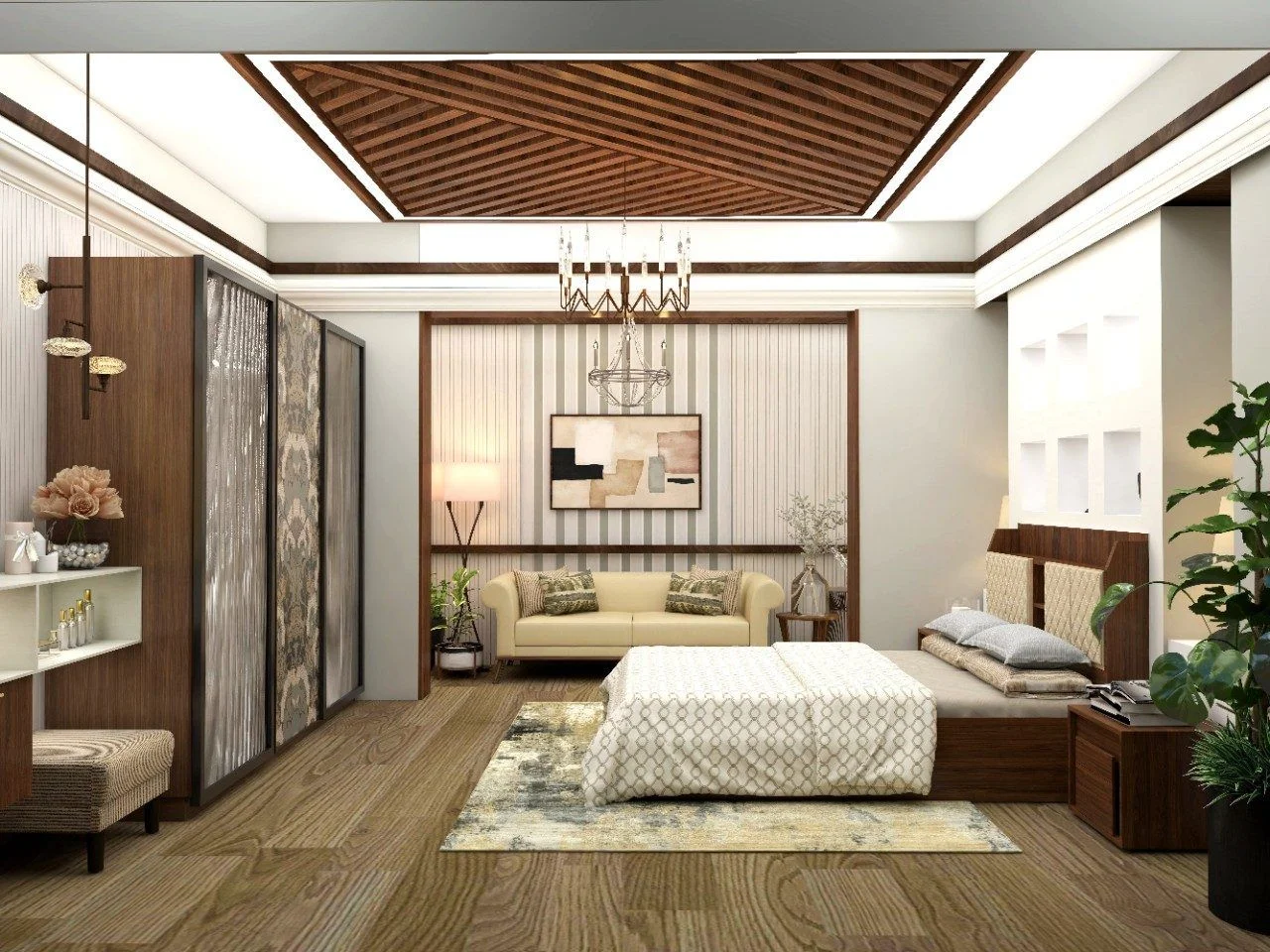 Rose 2 BHK Apartment, Mussoorie Room