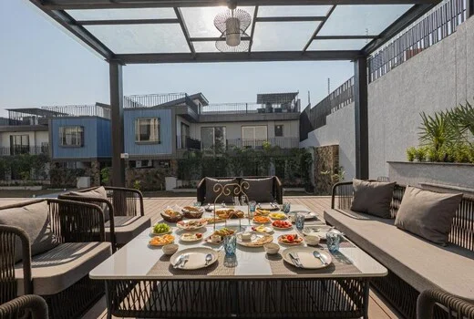 SaffronStays Boudhi Tree Villas, Rishikesh Dining